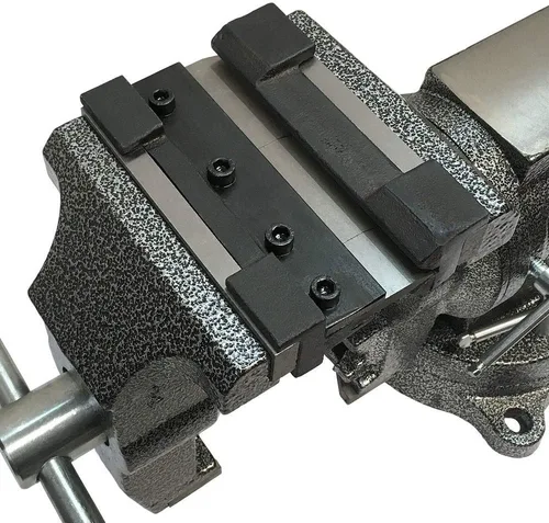 Vista 3 de Prolinemax Soporte de tornillo de banco de 5 "Prensa de freno Bender Accesorio Doblado 14 Calibre Acero Suave 1/8" Aluminio