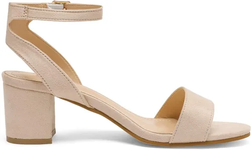 Vista 3 de DREAM PAIRS - Sandalias de tacón grueso y bajo para mujer, con correa al tobillo y puntera abierta, sandalias elegantes para fiestas