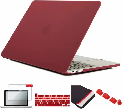 Vista 48 de Se7enline Compatible con MacBook Pro Touch Bar Case 2016/2017/2018/2019, funda rígida mate para Mac Pro de 13 pulgadas, A1706/A1989/A2159, funda