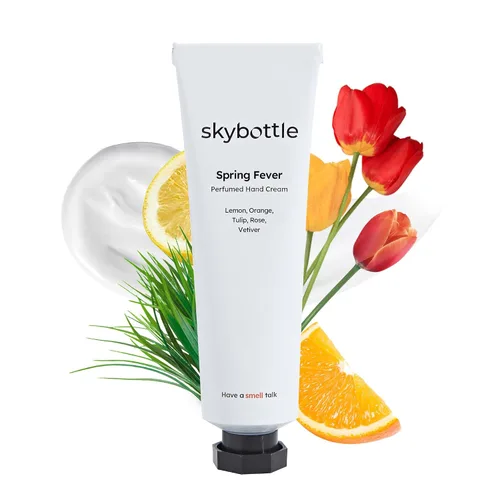 Vista 10 de Skybottle Crema de manos, manteca de karité y ácido hialurónico, jazmín y almizcle, 1.7 onzas Moisturizing care for dry hands, Fast-absorbing