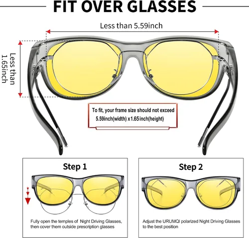 Vista 3 de URUMQI Gafas de sol polarizadas para mujer gafas de sol de ojo de gato de moda UV400 marco flexible TR90