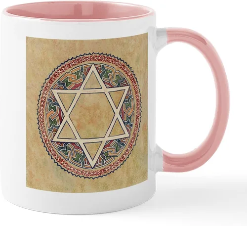 Vista 18 de CafePress STAR OF DAVID - Taza de café de cerámica (11.0 fl oz)