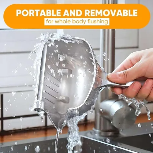 Vista 5 de Exprimidor manual de aluminio, prensa manual mejorada con agarre ergonómico, fácil de usar y limpiar, eficiente extractor de jugo de cítricos