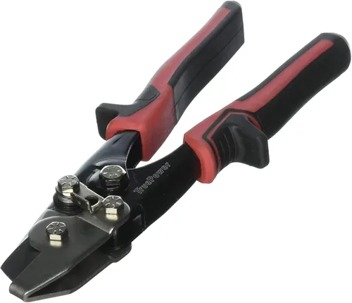 Vista 3 de TruePower Herramienta de muesca para conductos, 9 pulgadas, negro/rojo
