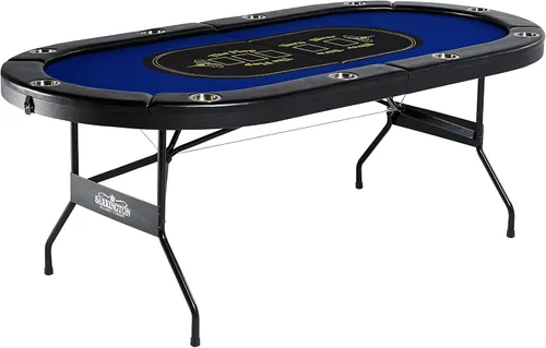 Vista 9 de Barrington Poker - Mesas de Póquer Plegables de Múltiples Estilos y Tableros de Mesa de Póquer/Colección de Mesa de Comedor, Mesas con Rieles