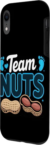 Vista 2 de Team Nuts Expecting Parents Funny Family Event Shirt Case for iPhone XR