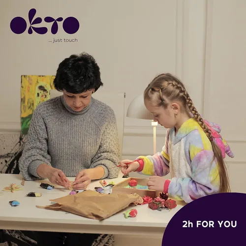 Vista 5 de Okto Kit de arte Ternura Juego de arte de suculentas 3D para decoración de pared del hogar Kits de manualidades para adultos del Reino Unido
