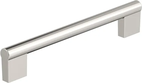 Vista 9 de Amerock Versa 3-3/4 pulgadas (96 mm) de centro a centro Bronce champán Manija de gabinete - paquete de 10 unidades Champagne bronce