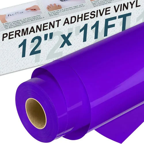 Vista 9 de XSEINO Vinilo permanente – Rollo de vinilo adhesivo negro de 12 pulgadas x 60 pies, silueta y otros cortadores, vinilo para automóviles, calcomanía