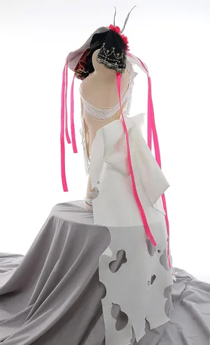 Vista 4 de Miccostumes Disfraz de caballero Tristan de lujo para mujer con accesorios