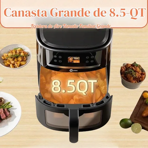 Vista 7 de Freidora de aire inteligente de 8.5 cuartos con cámara de alimentos