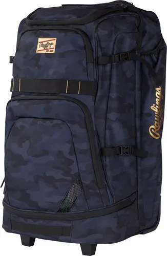 Vista 11 de Rawlings Bolso de equipo con ruedas de la COLECCIÓN ORO Béisbol/Sóftbol Múltiples estilos Negro