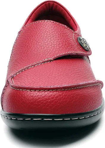 Vista 6 de Geoeleph Mocasines casuales para mujer mocasines cómodos para caminar mocasines de cuero para conducir