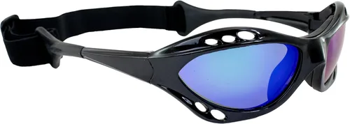 Vista 6 de Hurricane Eyewear Gafas flotantes polarizadas para motos acuáticas de categoría 4, marcos acolchados negros con revestimiento antivaho