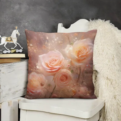 Vista 15 de Cojines Decorativos para Sala - Fundas de almohada de terciopelo para sofá, sala de estar, dormitorio, interior, decoración del hogar, 26 x 26