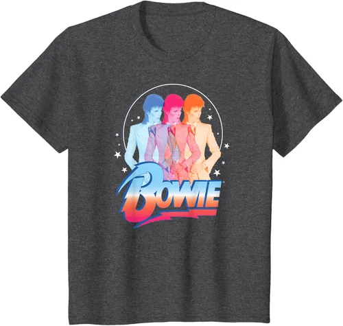 Vista 25 de David Bowie - Camiseta Bowie 3D, Negro