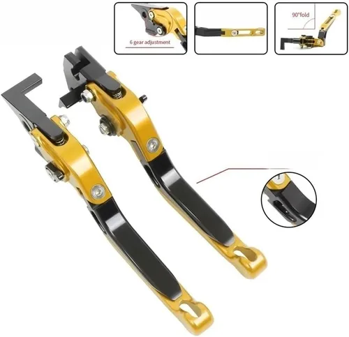Vista 7 de Motorcycle Brake Clutch For FZ8 FZ-8 2011 2012 2013 2014 2015 2016-2020 Motorcycle Adjustable Folding Extendable Brake Clutch Levers Handle
