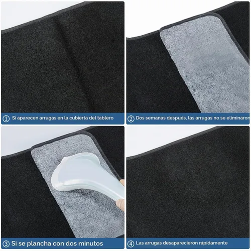 Vista 3 de Alfombrilla para salpicadero compatible con Chevy Tahoe Suburban Denali Avalanche 07-14, GMC Yukon/XL, Chevy Silverado 07-13, GMC Sierra sin altavoz