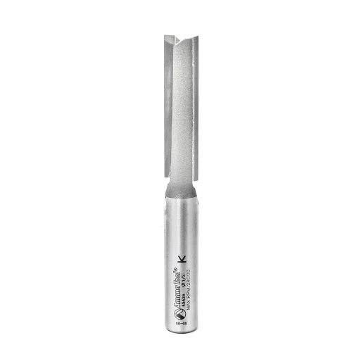 Vista 6 de Amana Tool 45424 Broca de enrutador de inmersión recta de alta producción con punta de carburo, 0,5 pulgadas de diámetro x 3,81 pulgadas CH x 0,5