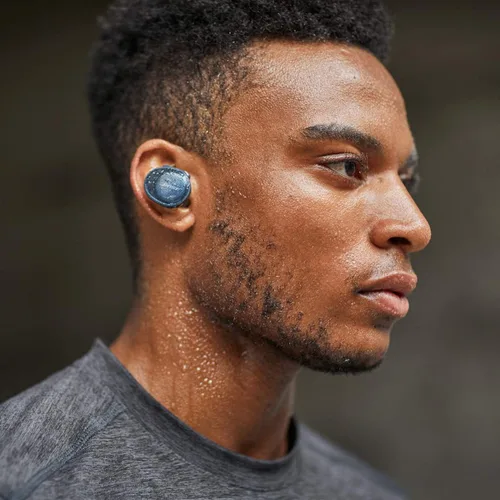 Vista 9 de Bose SoundSport Free, Audífonos Inalámbricos Verdaderos, (Auriculares Bluetooth Resistentes al Sudor para Entrenamientos y Deportes), Azul