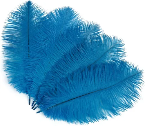 Vista 18 de Shekyeon - Plumas de avestruz (20 unidades, 7.9-9.8 in, 20 unidades)