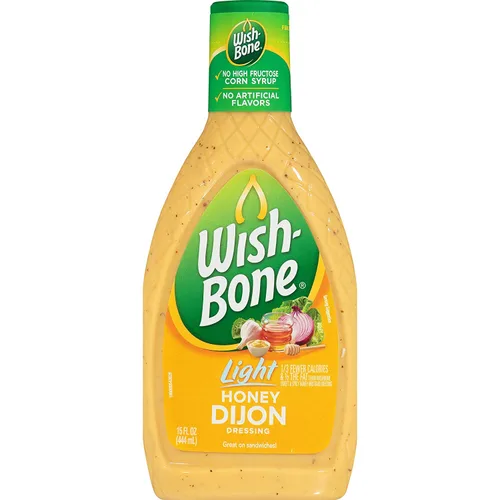 Vista 9 de Wish-Bone Aderezo para ensaladas, mostaza con miel dulce y picante, 15 onzas