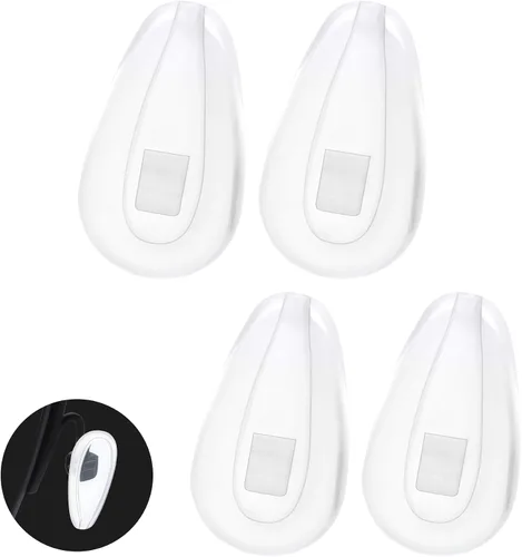 Vista 2 de Clear Soft Silicone Replacement Nose Pads for Oakley Tincup OX3184Conductor 6 OO4106Conductor 8 OO4107Savitar