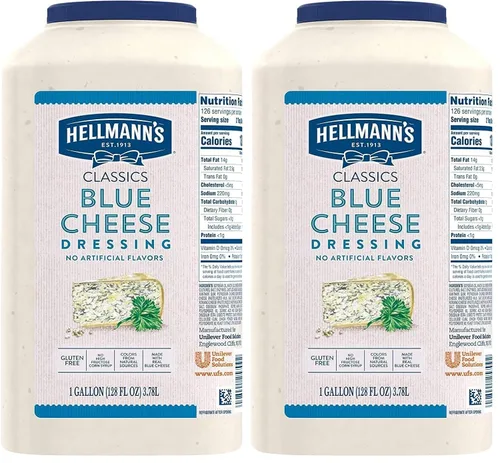 Vista 8 de Hellmann's Classics - Jarra de aderezo de ensalada de queso azul, 1 galón (128 onzas líquidas)