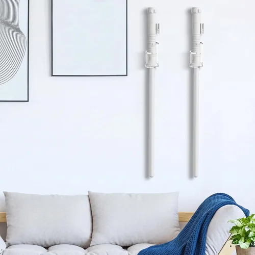 Vista 7 de Cosmos Soporte de montaje en pared para sables de luz acrílicos, soporte para sable de luz con almohadilla protectora para sable de luz vertical