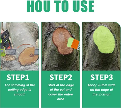 Vista 7 de Sellador de heridas de árbol, pasta de corte de bonsái, sellador de poda, pasta curativa para heridas de árboles, sellador de poda y aderezo