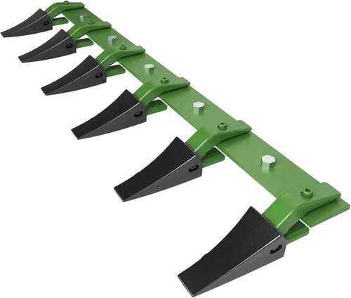Vista 10 de Barra de dientes de acero resistente de 48 pulgadas para cargador de tractor, capacidad de carga de 4,560 libras, se adapta a bordes de corte