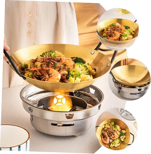 Vista 4 de Housoutil Sartén gruesa de acero inoxidable para utensilios de cocina