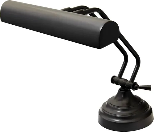 Vista 3 de Cocoweb Lámpara de escritorio de piano de 12 LED con atenuador - Bronce aceitado