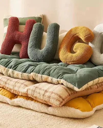 Vista 3 de Inglés Letras Almohada ABCD Letras Cojín Creativo Decorativo Almohadas