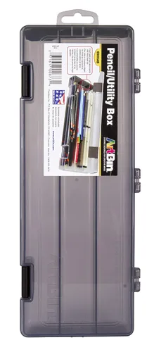 Vista 4 de ArtBin caja traslúcida para lápices o herramientas.