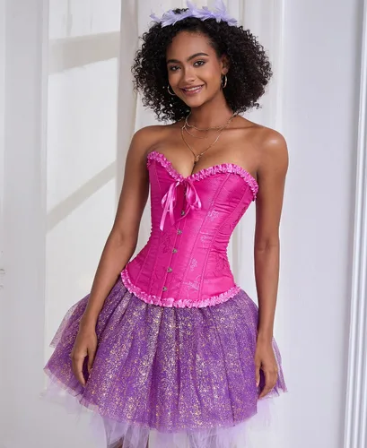 Vista 140 de SZIVYSHI Corsé para mujer, lencería moldeadora, body con cintura de encaje