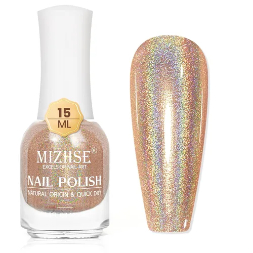 Vista 15 de MIZHSE Esmalte de uñas base y capa superior de secado rápido, 15 ml 0.5 fl oz Esmalte de uñas básico no gel de secado al aire rápido, protector