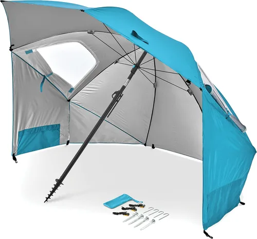 Vista 11 de Sport-Brella Premiere XL UPF 50+ Refugio Paraguas para Protección contra el Sol y la Lluvia