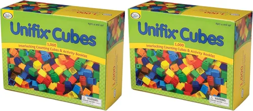 Vista 3 de Didax Unifix Cubes, juego de 1000
