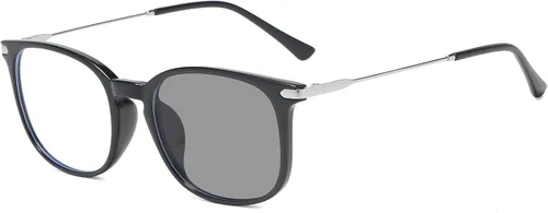 Vista 11 de MIRYEA Gafas de sol fotocrómicas antideslumbrantes fotocromáticas con bloqueo de luz azul para computadora 11679-negro - pata granate