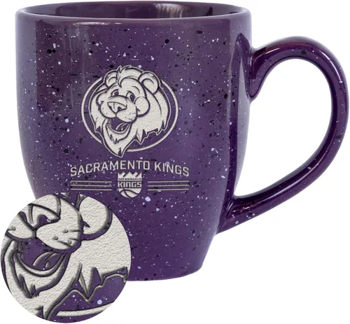 Vista 91 de Rico Industries NBA 16 oz Team Color Laser Engraved Speckled Ceramic Coffee Mug 3-Color del