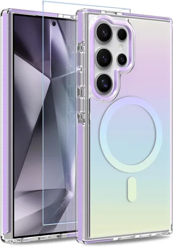 Vista 225 de Funda magnética para Google Pixel 10 Pro XL [compatible con Magsafe] [bonito diseño fluorescente de moda] a prueba de golpes, delgada, translúcida