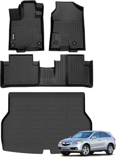 Vista 42 de Tapetes de piso para todo clima y forro de carga con respaldo para Chevrolet Suburban de 7 asientos 2021-2025 / GMC Yukon XL de 7 asientos