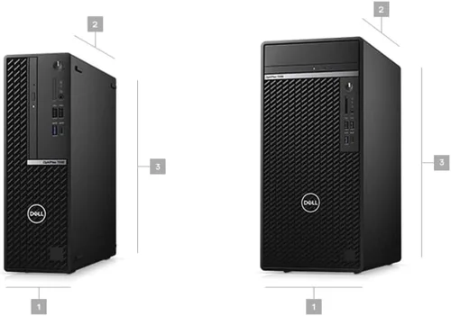 Vista 2 de Dell Optiplex 7090 SFF Desktop Core i7-10700 - Disco duro SSD de 512 GB - 32 GB RAM 8 núcleos @ 4.8 GHz Win 11 Pro Negro (renovado)