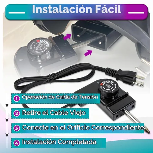 Vista 6 de Cable de sonda de termostato ajustable para ahumadores y planchas