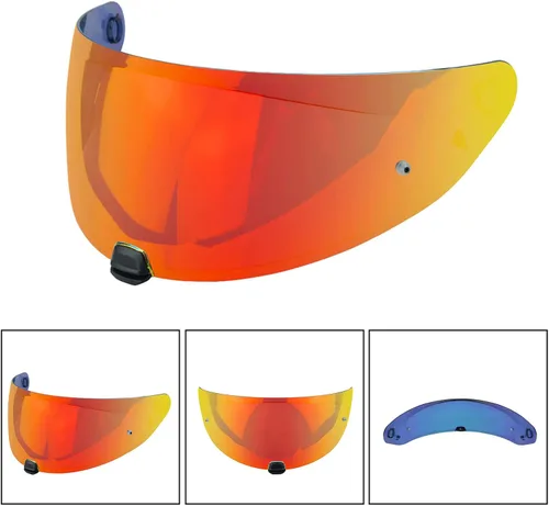 Vista 2 de Shkalacar Visera de casco de motocicleta, repuesto para casco de motocicleta HJC i70 i10, casco de motocicleta, escudo contra el viento, lente
