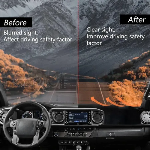 Vista 4 de Funda para salpicadero Alfombrilla personalizada para consola central interior Compatible con Toyota Tacoma 2016-2023 Funda para salpicadero