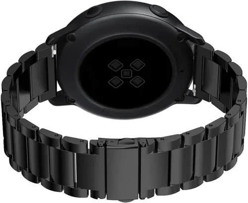 Vista 5 de Compatible con correas de reloj inteligente LIGE K57, correas de repuesto de metal de acero inoxidable Lamshaw compatibles con relojes inteligentes