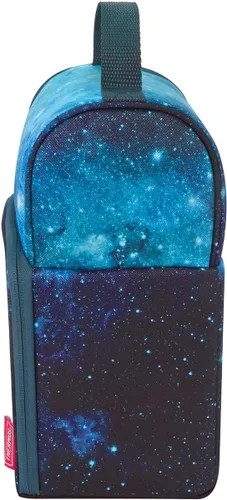 Vista 4 de THERMOS Lonchera doble para niños, color verde azulado galaxia