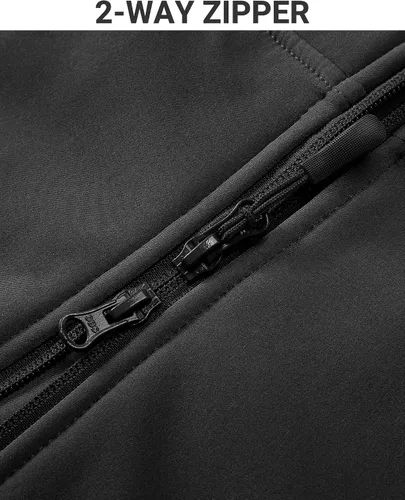 Vista 6 de Outdoor Ventures Chaleco de correr para hombre, ligero, resistente al viento, forro polar, sin mangas, para golf